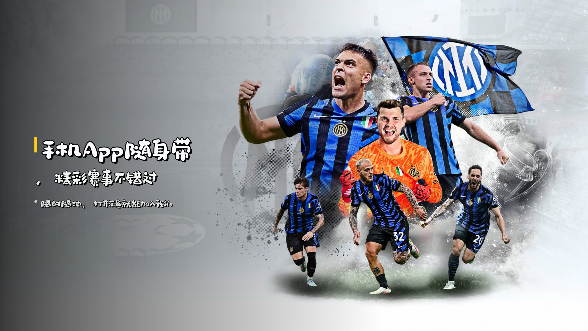 手机App随身带，<strong>精彩赛事不错过</strong>